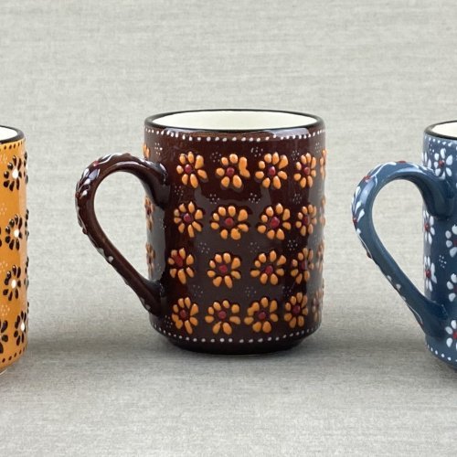 Daisy Series Mug Hand Made Ceramic 1