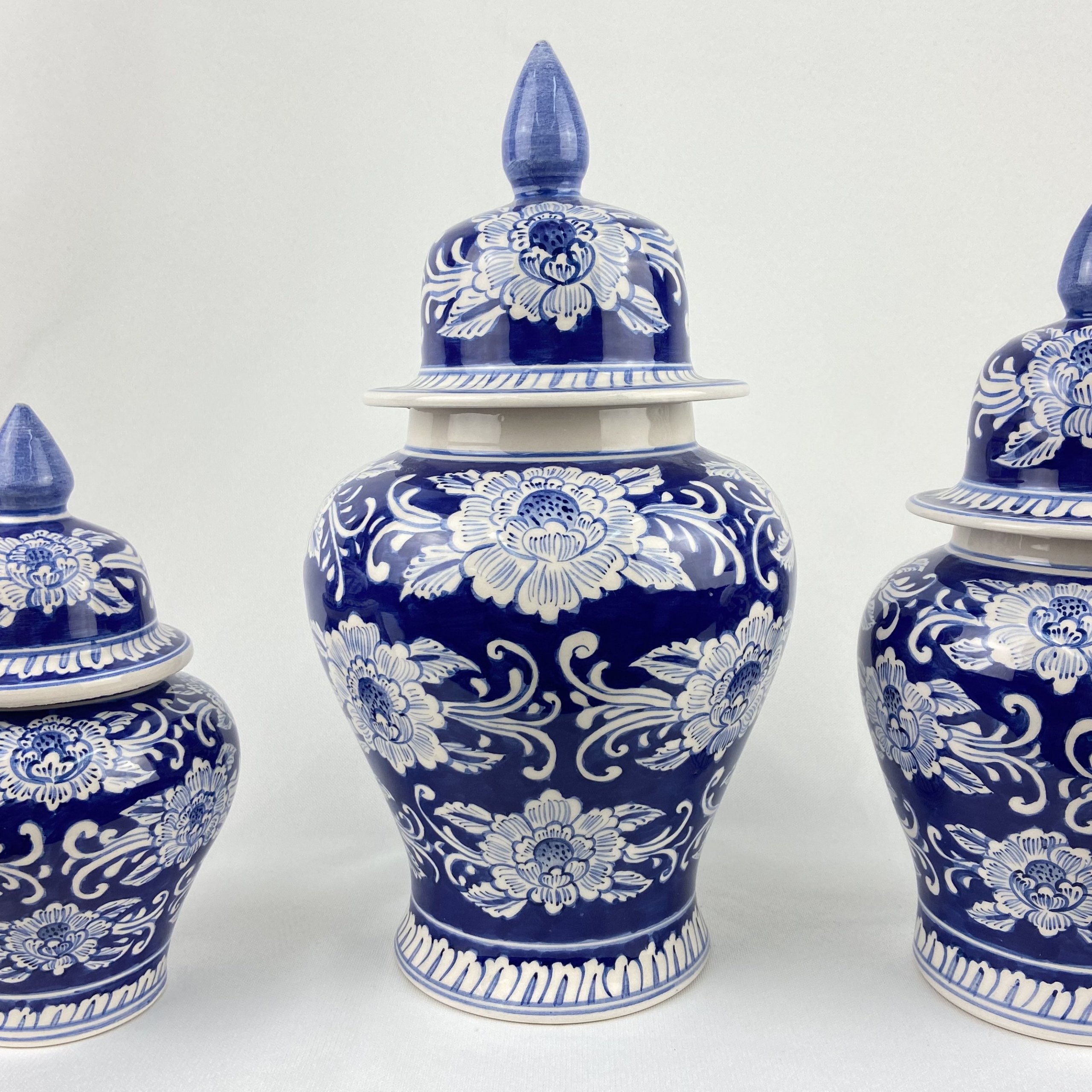 Floral-Motifs-Dark-Blue-Background-Hand-Made-Ceramic-Bowl-8 Floral Motifs Dark Blue Background Hand Made Ceramic Bowl 8 Scaled