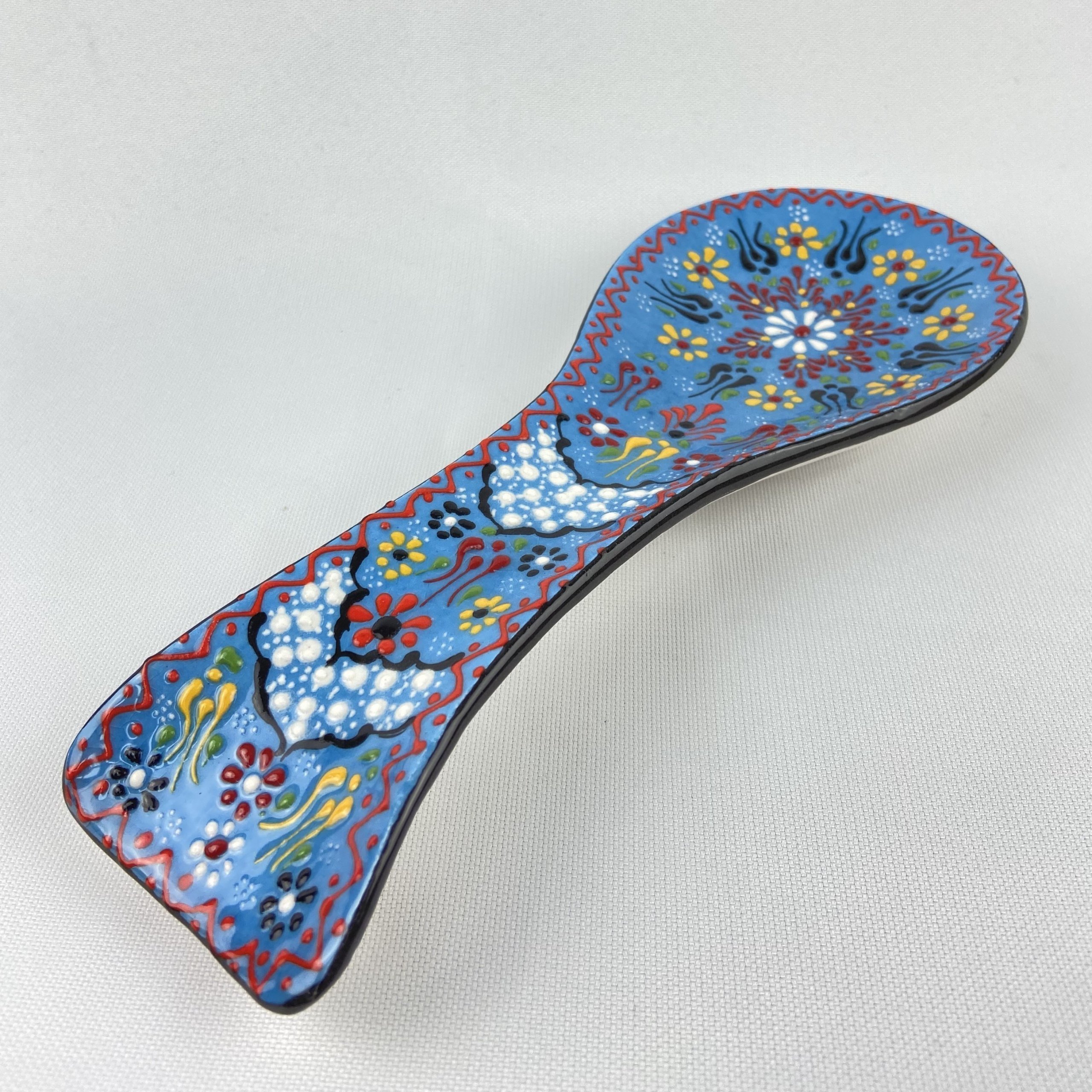 Floral-Spoon-Rest-Hand-Made-Ceramic-1 Floral Spoon Rest Hand Made Ceramic 1 Scaled