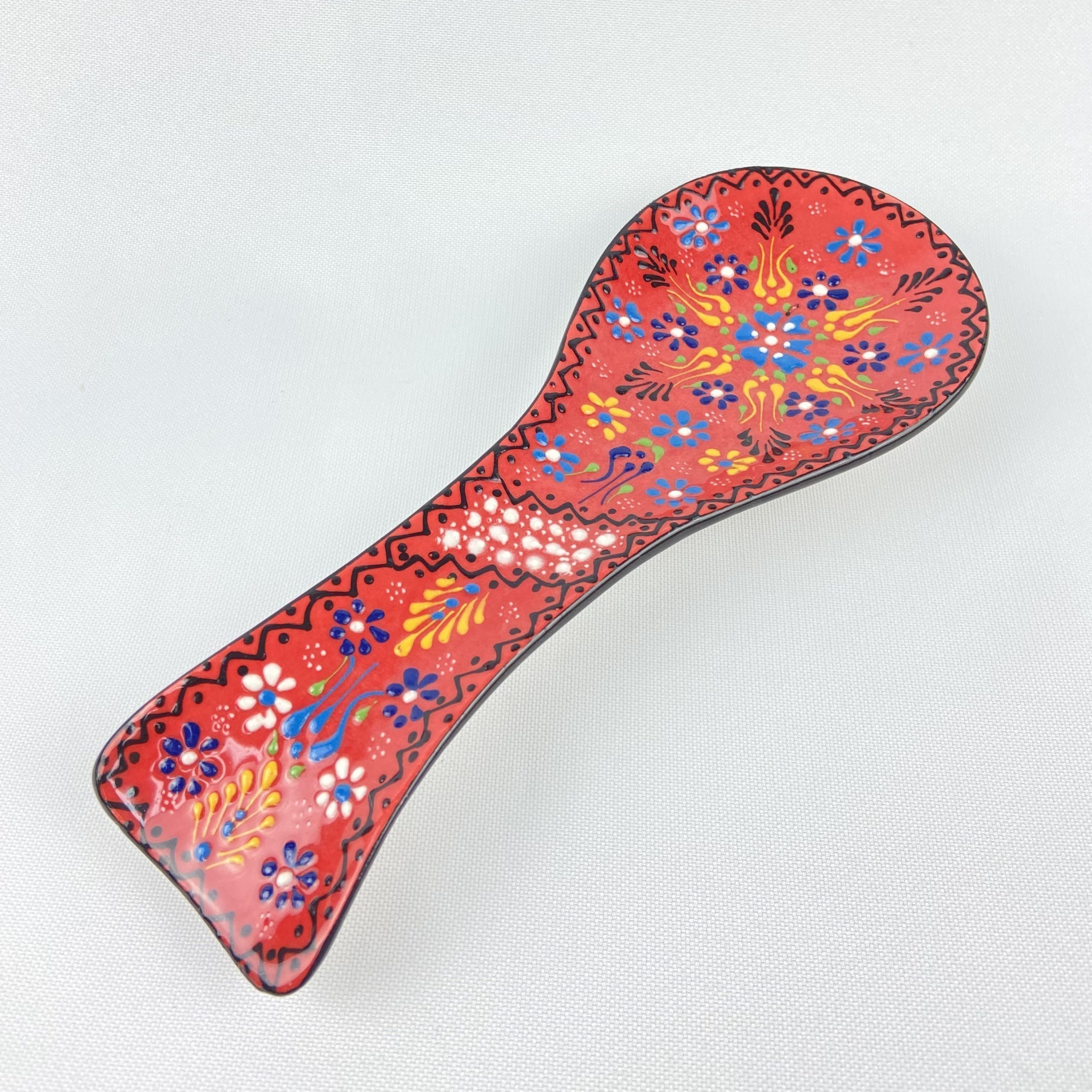 Floral-Spoon-Rest-Hand-Made-Ceramic-10 Floral Spoon Rest Hand Made Ceramic 10 Scaled