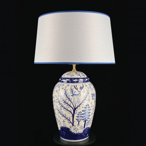 Hazy Woods Ceramic Table Lamp 9