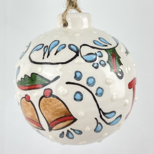 I Love Grandpa Ceramic Hand Made Christmas Ornament 9