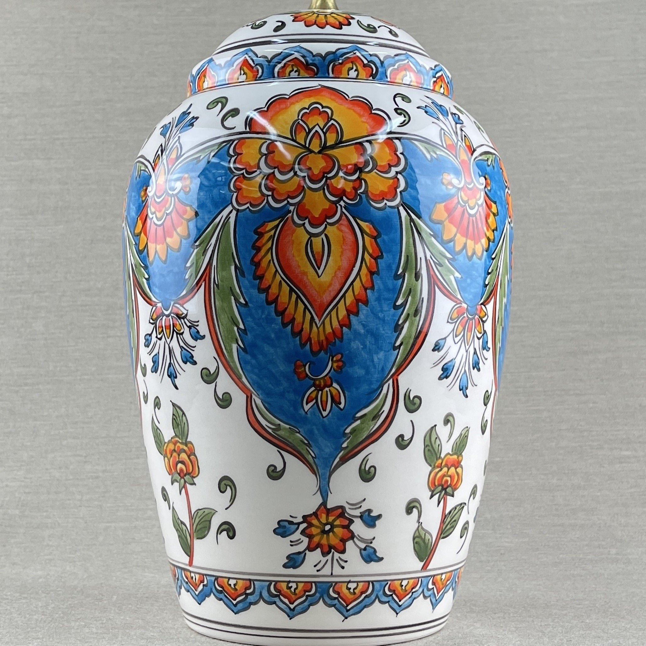 Italian-Flora-Handmade-Ceramic-Table-Lamp-3 Italian Flora Handmade Ceramic Table Lamp 3