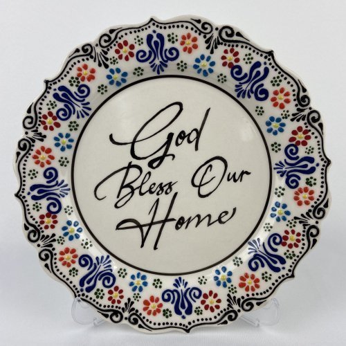 Joyful Colors Hand Made Ceramic Plate Blessing Series 2 Scaled