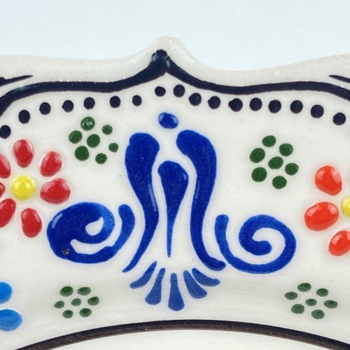 Joyful Colors Hand Made Ceramic Plate Blessing Series 5 Scaled