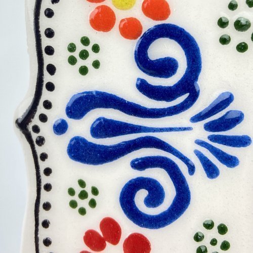 Joyful Colors Hand Made Ceramic Plate Blessing Series 9