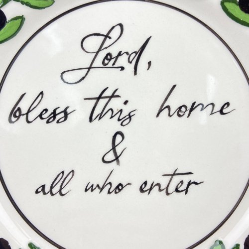 Olives On The Branch Blessing Series Handmade Ceramic Plate 7 Scaled