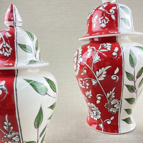 Red And White Hand Made Ceramic 2 Scaled